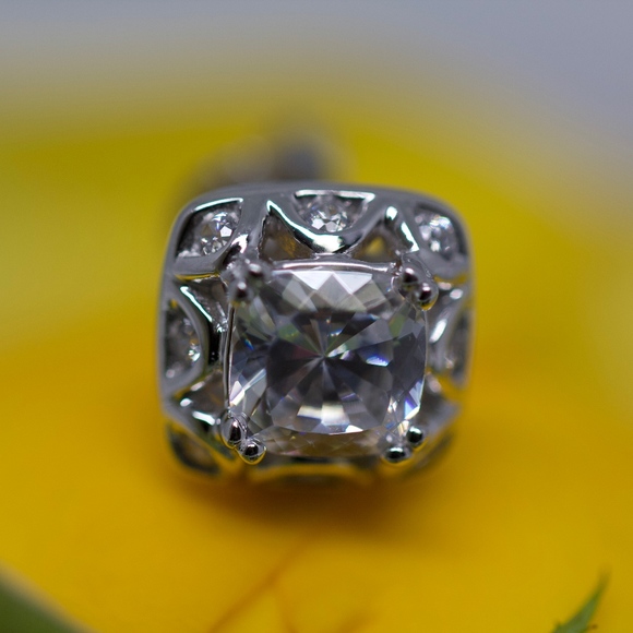 Tacori 925S White Topaz Cushion Limited Edition - Picture 9 of 12